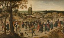 A Wedding Procession, 1630. Creator: Pieter Brueghel the Younger