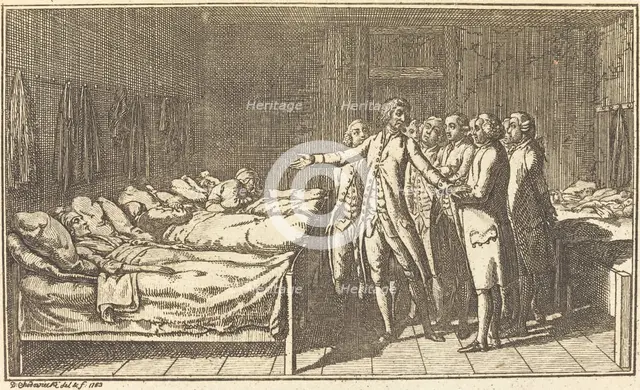 A Welcome Guest, 1777/1791. Creator: Daniel Nikolaus Chodowiecki.