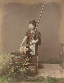 A Well, 1870s-1890s. Creator: Kusakabe Kimbei