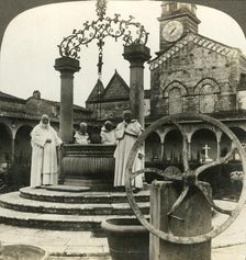 A Well-curb by Michael Angelo, Cortosa Monastery, near Florence, Italy c1909. Creator: Unknown