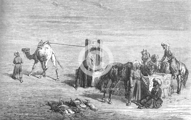 ''A Well in the Hyrcanian desert; The Hyrcanian Desert', 1875. Creator: Armin Vambery.