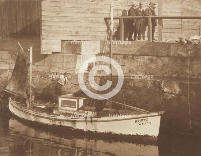 A Wellington Harbour corner. From the album: Camera Pictures of New Zealand, 1920s. Creator: Harry Moult.