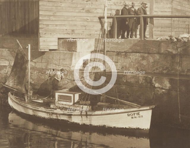 A Wellington Harbour corner. From the album: Camera Pictures of New Zealand, 1920s. Creator: Harry Moult.