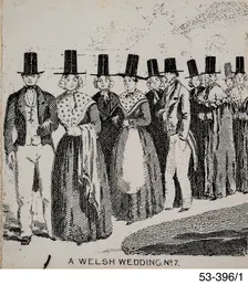 A Welsh Wedding. No. 7., c1840. Creator: Newman & Co