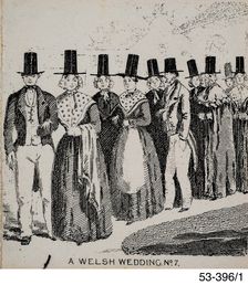 A Welsh Wedding. No. 7., c1840. Creator: Newman & Co