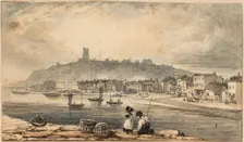 A Welsh Harbor, late 18th or early 19th century. Creator: George Shepheard