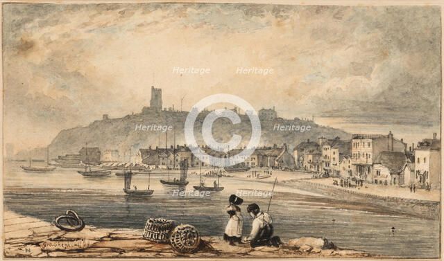 A Welsh Harbor, late 18th or early 19th century. Creator: George Shepheard.