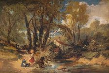 A Welsh Stream 1843. Artist: William James Muller