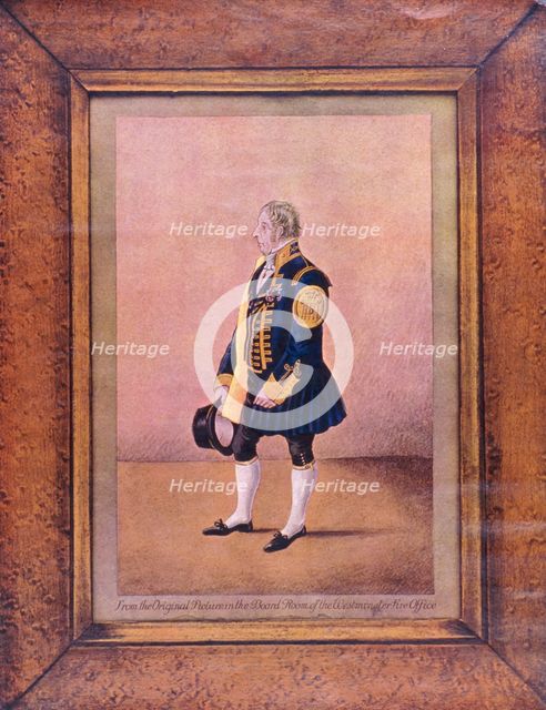 A Westminster fireman in uniform, c1800. Artist: Anon