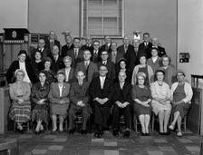A Wesleyan church congregation, Mexborough, South Yorkshire, 1963. Creator: Michael Walters