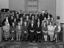 A Wesleyan church congregation, Mexborough, South Yorkshire, 1963. Artist: Michael Walters