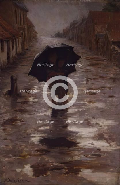 A Wet Day, c1900s. Creator: Joseph Farquharson.