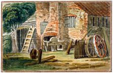 A wheelwright's shop in East Street, opposite to West Street, Southwark, London, 1815. Artist: Anon