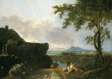 A white monk;, 1733-1782. Artist: Richard Wilson