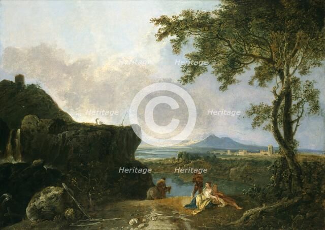 'A white monk;, 1733-1782. Artist: Richard Wilson.