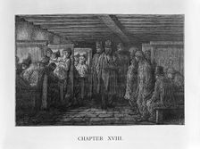 A Whitechapel Coffee House 1872. Creator: Adolphe François Pannemaker