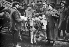 A whip woman Covent Garden, London, 1926-1927.Artist: McLeish