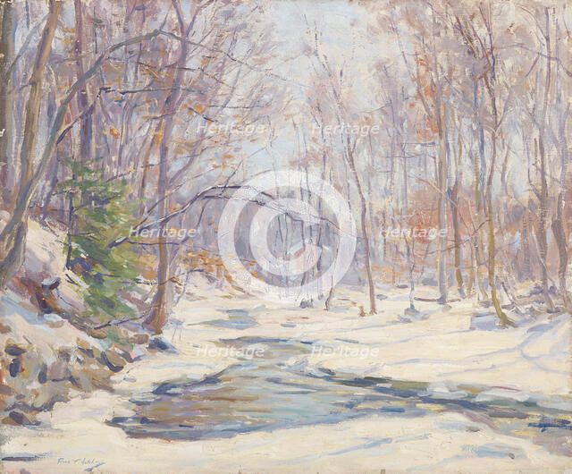 A Winter Morning, about 1912. Creator: Frank Townsend Hutchens.