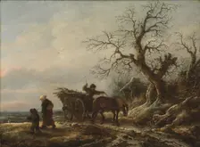 A Winter Scene, 1636-1649. Creator: Isaac van Ostade