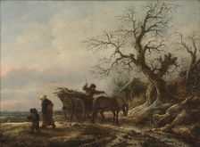 A Winter Scene, 1636-1649. Creator: Isaac van Ostade