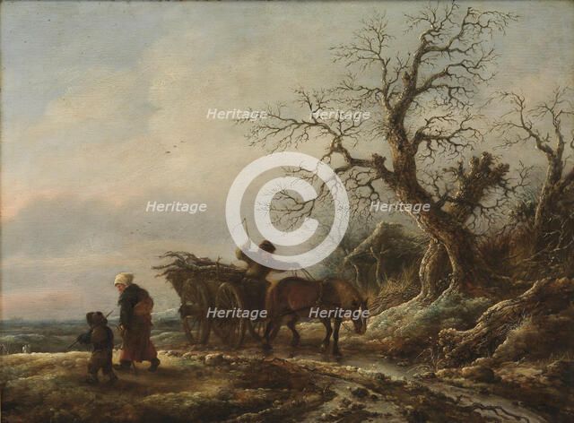 A Winter Scene, 1636-1649. Creator: Isaac van Ostade.