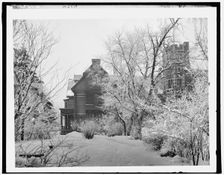 A Winter scene, Detroit, between 1900 and 1906. Creator: Unknown
