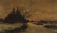 A Winter's Day in the Kempen, 1879. Creator: Joseph Coosemans