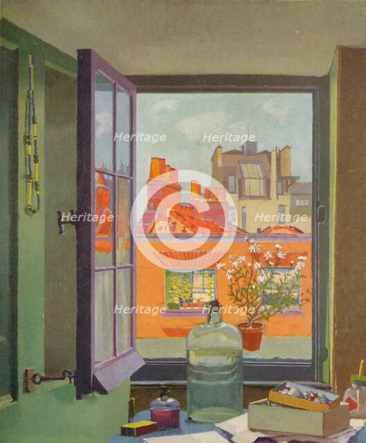 'A Window in Warren Street', c1922. Artist: F Gregory Brown.