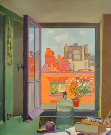 A Window in Warren Street c1922. Artist: F Gregory Brown