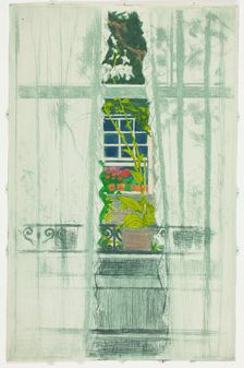 A Window Seen Through a Window, 1897. Creator: Theodore Roussel