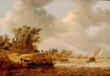 A Windy Day, 1651. Creator: Jan van Goyen