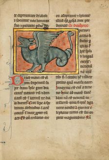 A Winged Dragon, 1277 or after. Creator: Unknown