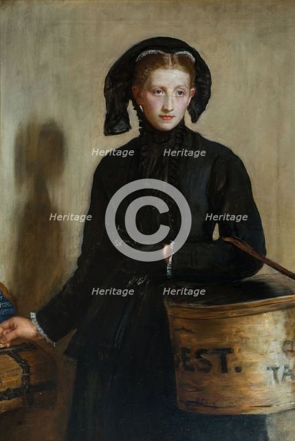 A Widow's Mite, 1870. Creator: John Everett Millais.