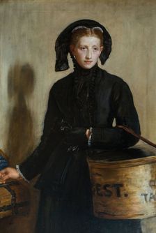 A Widow's Mite, 1870. Creator: John Everett Millais
