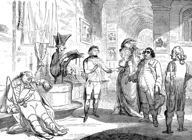 'A Wife and No wife - or - a Trip to the Continent', 1786. Artist: Carlo Khan