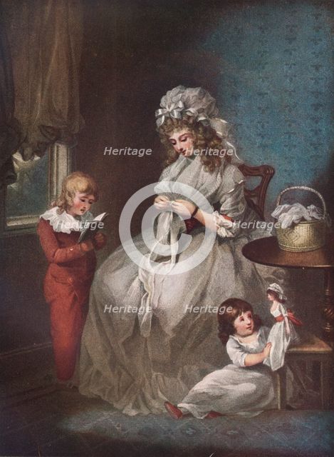 'A Wife / Une Femme Mariee', 1791. Artist: John Raphael Smith.