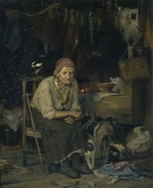 A Witch, 1879. Artist: Savitsky, Konstantin Apollonovich (1844-1905)