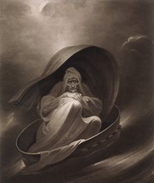 A Witch Sailing to Aleppo in a Sieve, December 1, 1807. Creator: Charles Turner