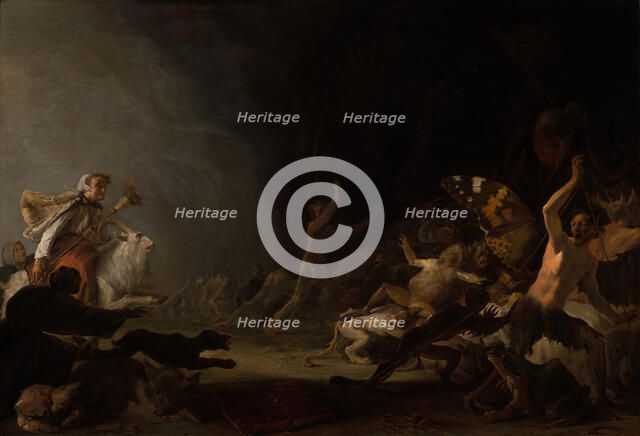 A Witches' Sabbath, c. 1650. Creator: Cornelis Saftleven.