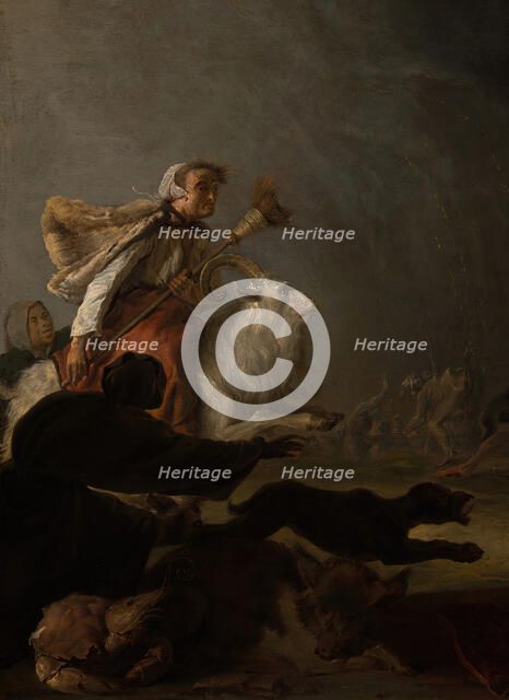 A Witches' Sabbath, c. 1650. Creator: Cornelis Saftleven.