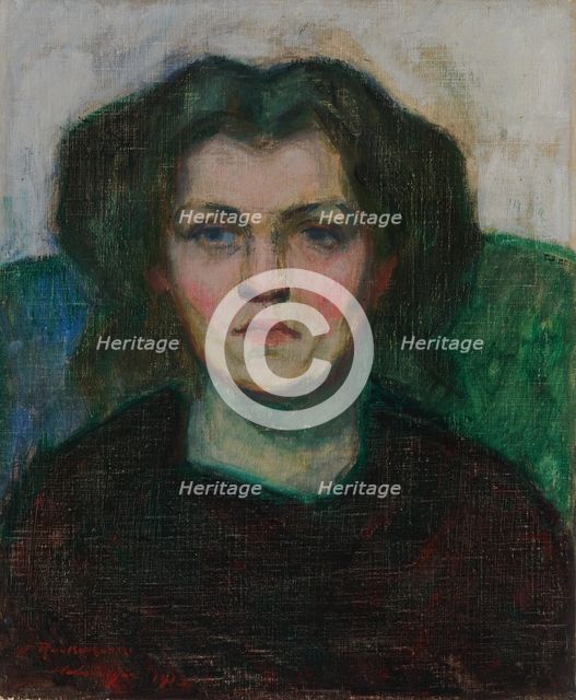 A Woman, 1913. Creator: Jalmari Ruokokoski.
