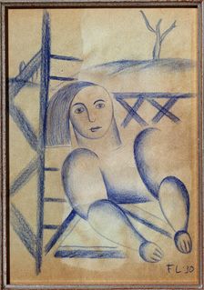 A Woman 1930. Creator: Fernand Leger