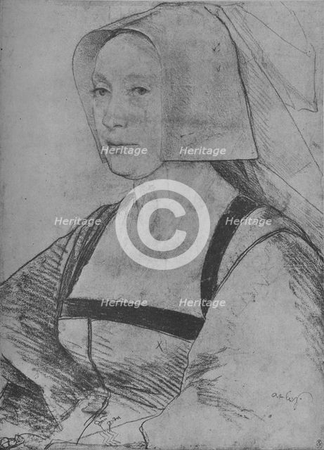 'A Woman: Unknown', 1526-1528 (1945). Artist: Hans Holbein the Younger.