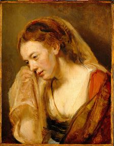 A Woman Weeping, mid- to late 1640s. Creator: School of Rembrandt Harmensz van Rijn