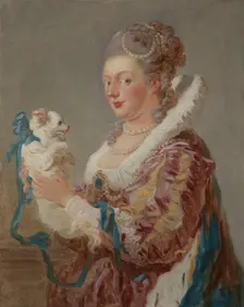 A Woman with a Dog, ca. 1769. Creator: Jean-Honore Fragonard