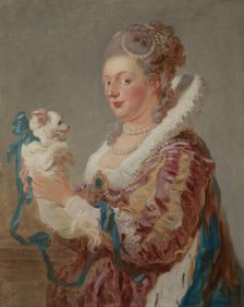 A Woman with a Dog, ca. 1769. Creator: Jean-Honore Fragonard