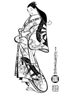 A Woman with Her Hair Down 1700s. Artist: Ando Kaigetsudo