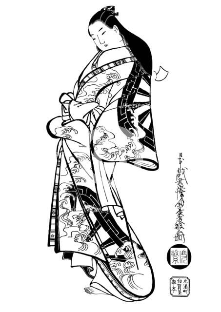 'A Woman with Her Hair Down', 1700s.  Artist: Ando Kaigetsudo