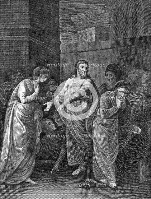 A woman accused of adultery, 1813. Artist: Unknown