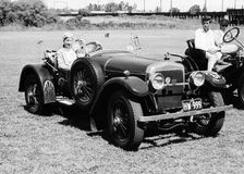A woman at the wheel of a 3.6 litre 1914 Hispano-Suiza Alfonso XIII, Sydney, Australia